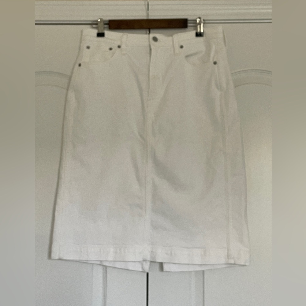 J. Crew Factory White Skirt
